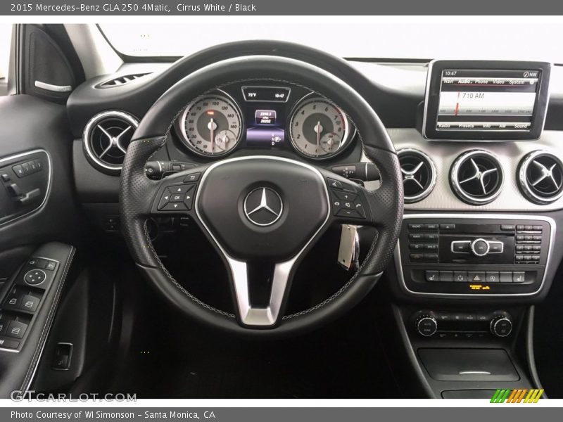 Cirrus White / Black 2015 Mercedes-Benz GLA 250 4Matic