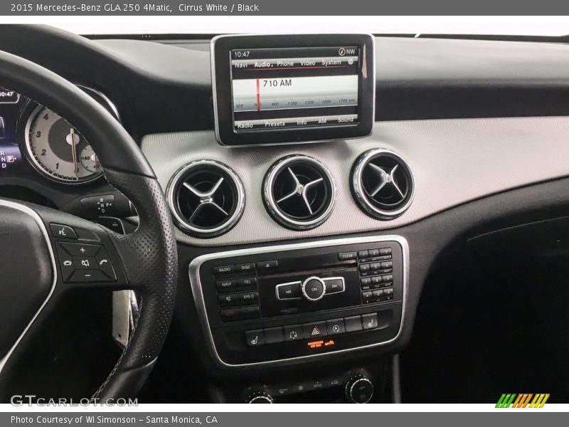 Cirrus White / Black 2015 Mercedes-Benz GLA 250 4Matic