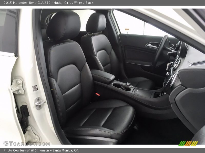 Cirrus White / Black 2015 Mercedes-Benz GLA 250 4Matic
