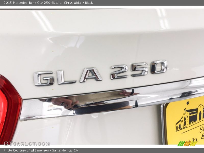 Cirrus White / Black 2015 Mercedes-Benz GLA 250 4Matic