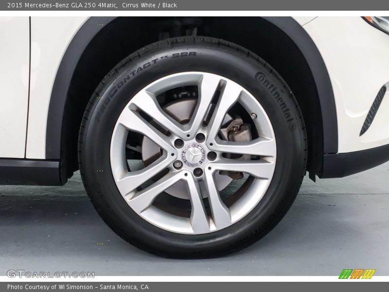 Cirrus White / Black 2015 Mercedes-Benz GLA 250 4Matic