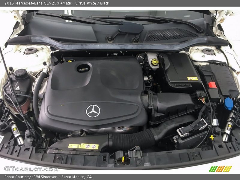 Cirrus White / Black 2015 Mercedes-Benz GLA 250 4Matic