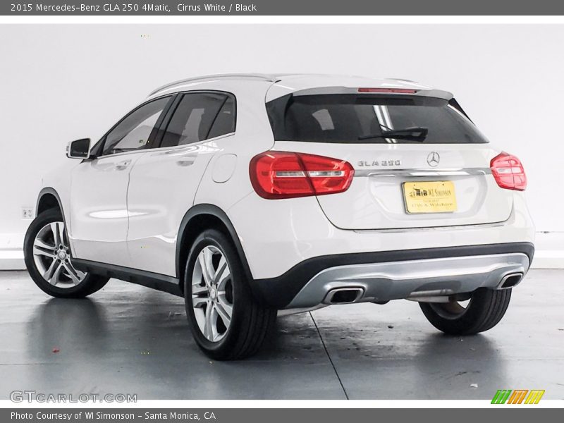 Cirrus White / Black 2015 Mercedes-Benz GLA 250 4Matic