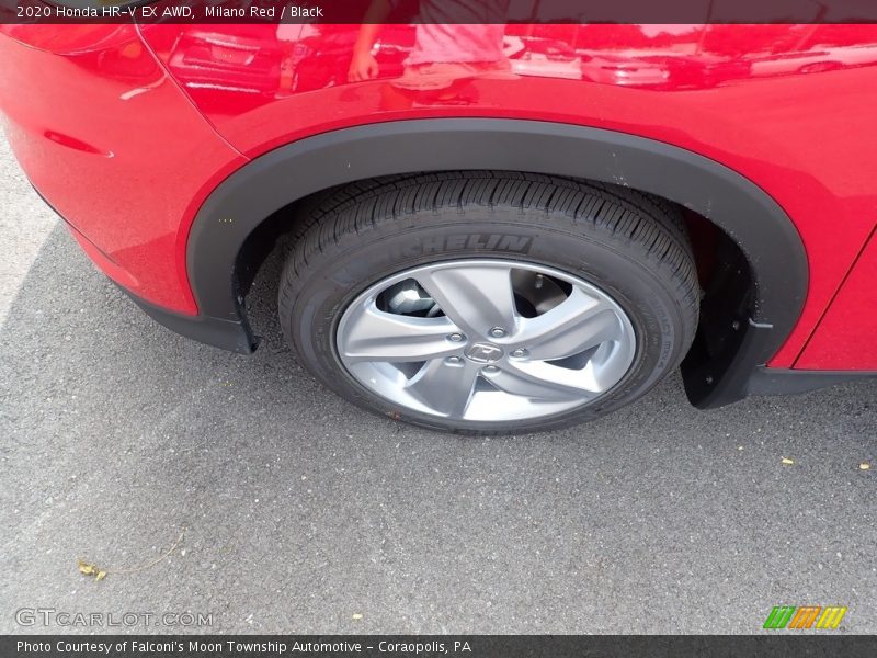 Milano Red / Black 2020 Honda HR-V EX AWD