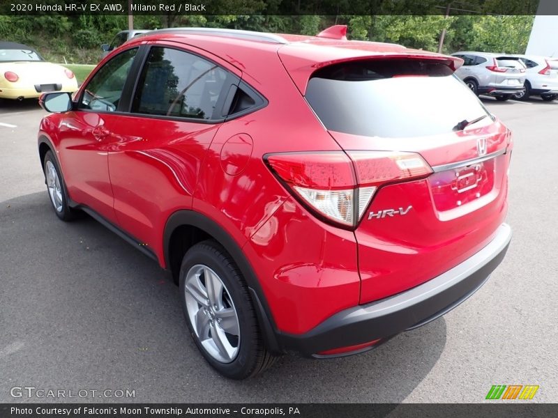 Milano Red / Black 2020 Honda HR-V EX AWD