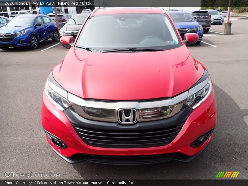 Milano Red / Black 2020 Honda HR-V EX AWD