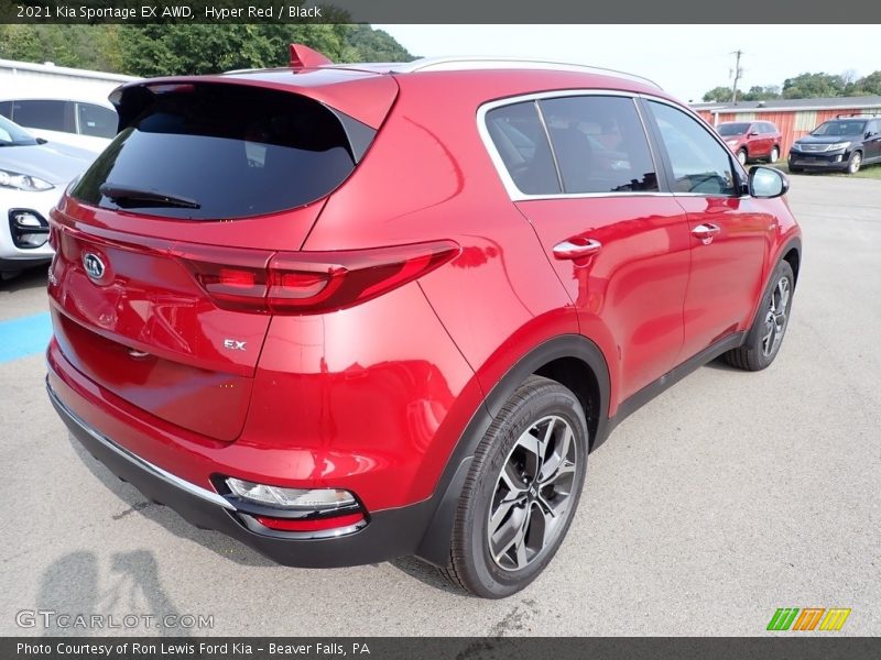 Hyper Red / Black 2021 Kia Sportage EX AWD