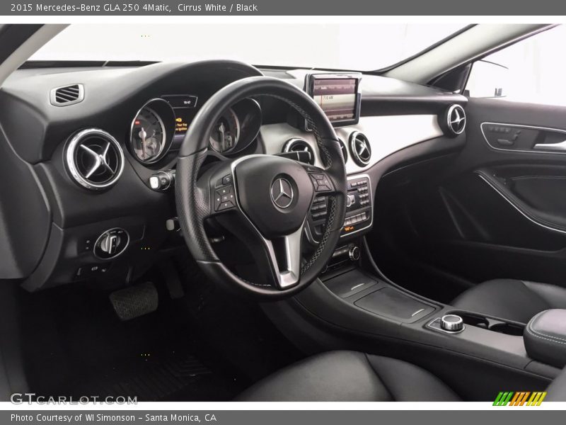 Cirrus White / Black 2015 Mercedes-Benz GLA 250 4Matic