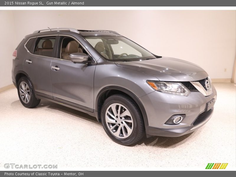Gun Metallic / Almond 2015 Nissan Rogue SL