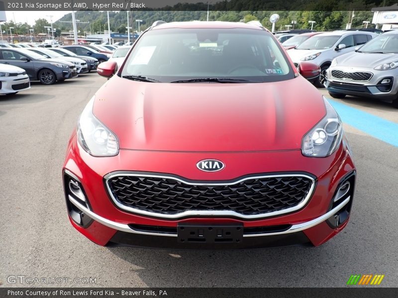 Hyper Red / Black 2021 Kia Sportage EX AWD