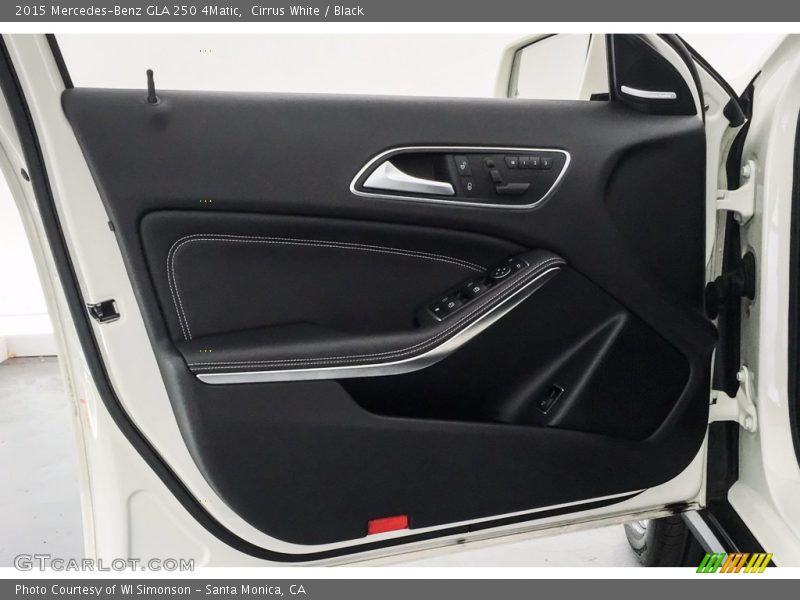 Cirrus White / Black 2015 Mercedes-Benz GLA 250 4Matic
