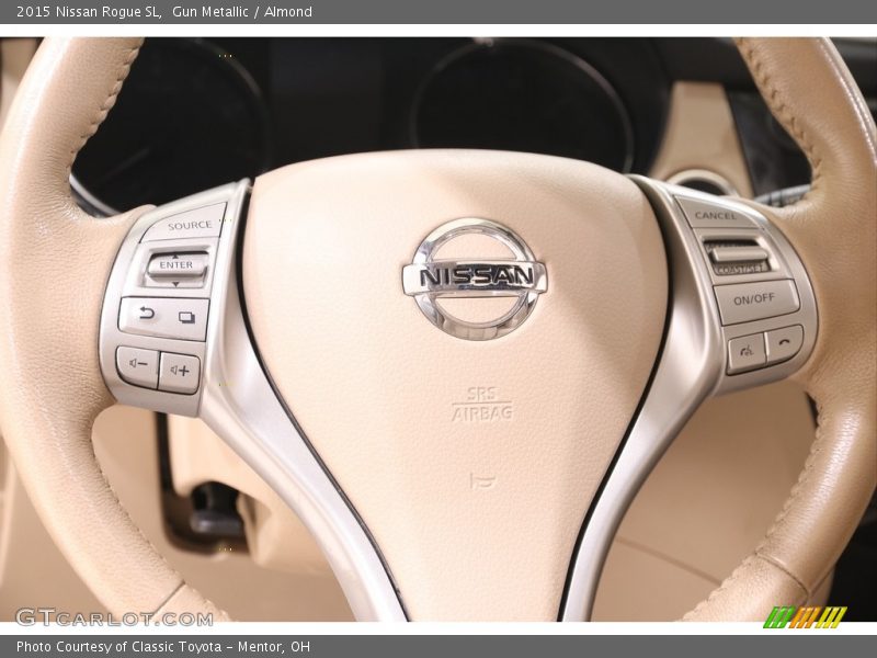 Gun Metallic / Almond 2015 Nissan Rogue SL