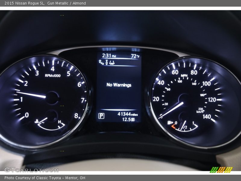 Gun Metallic / Almond 2015 Nissan Rogue SL