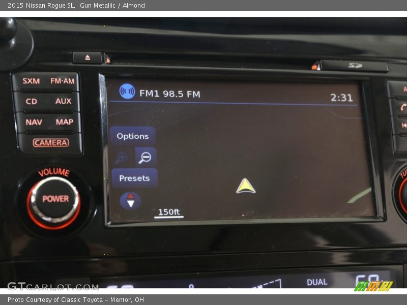 Gun Metallic / Almond 2015 Nissan Rogue SL