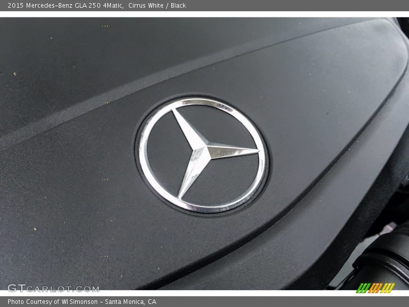 Cirrus White / Black 2015 Mercedes-Benz GLA 250 4Matic
