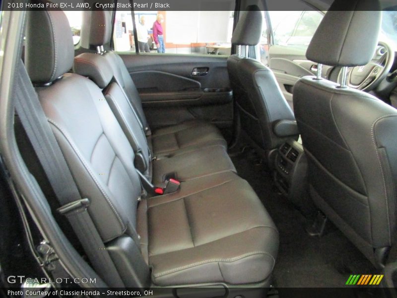 Crystal Black Pearl / Black 2018 Honda Pilot EX-L AWD