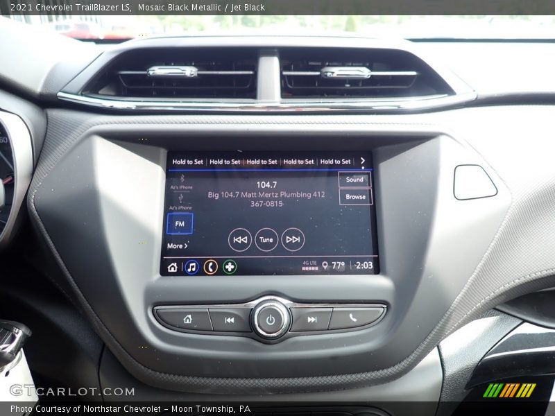 Mosaic Black Metallic / Jet Black 2021 Chevrolet TrailBlazer LS