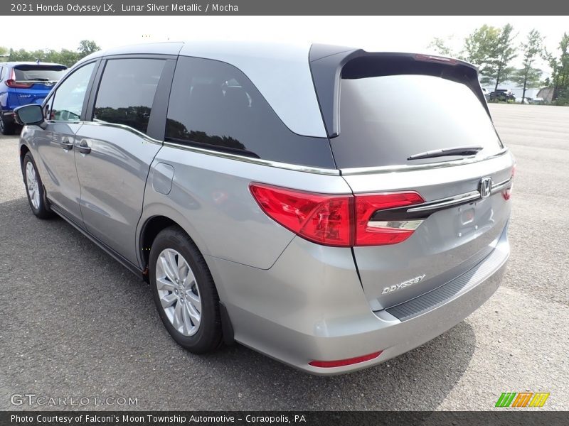 Lunar Silver Metallic / Mocha 2021 Honda Odyssey LX