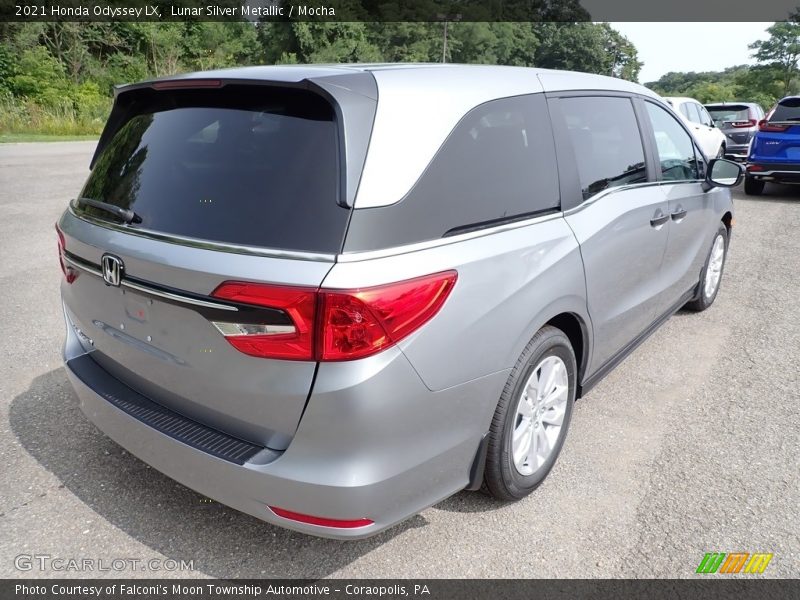 Lunar Silver Metallic / Mocha 2021 Honda Odyssey LX