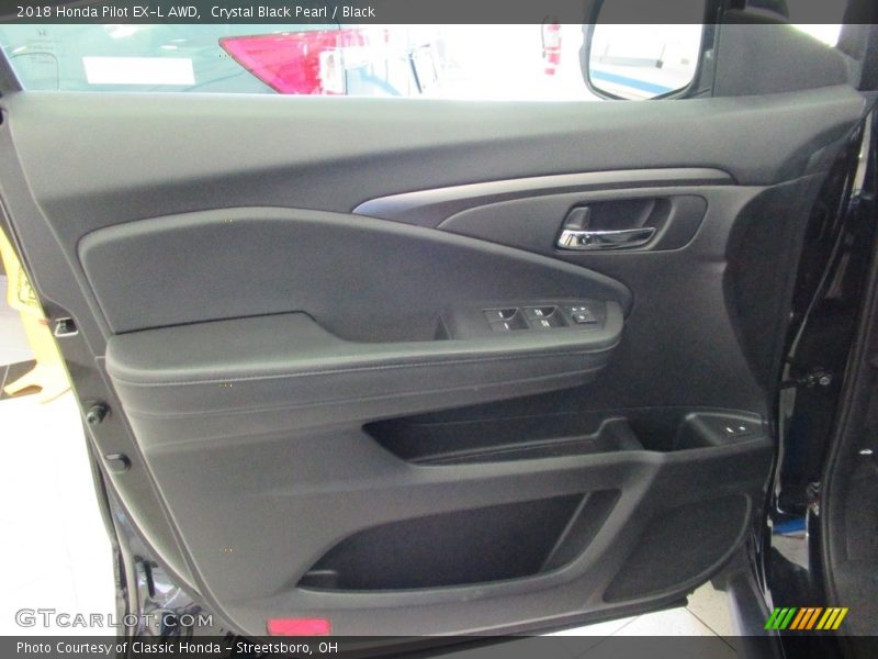 Crystal Black Pearl / Black 2018 Honda Pilot EX-L AWD