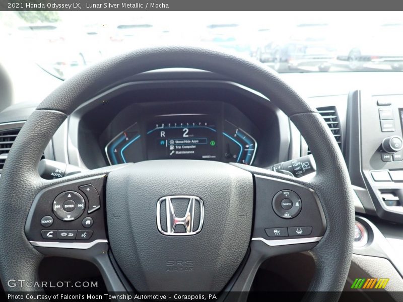 Lunar Silver Metallic / Mocha 2021 Honda Odyssey LX
