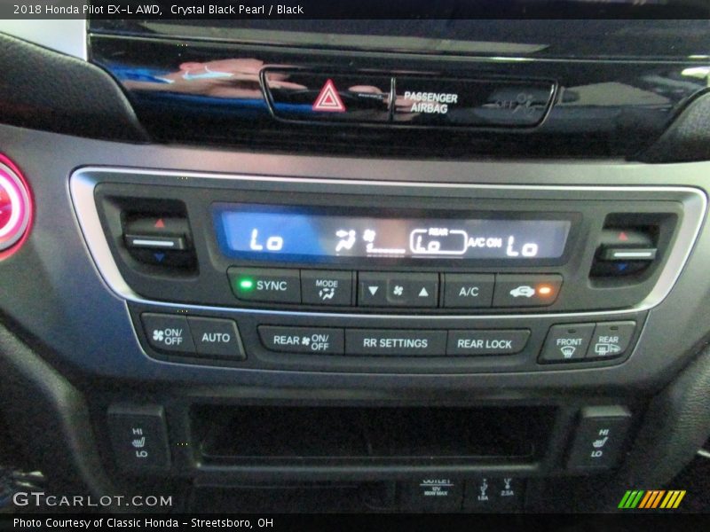 Crystal Black Pearl / Black 2018 Honda Pilot EX-L AWD