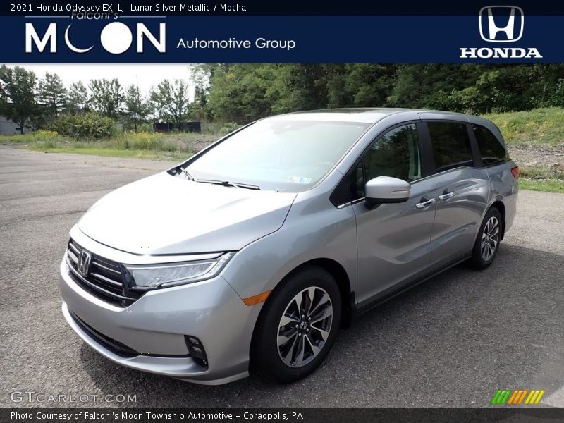 Lunar Silver Metallic / Mocha 2021 Honda Odyssey EX-L