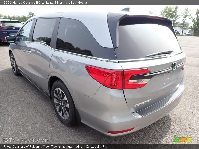 Lunar Silver Metallic / Mocha 2021 Honda Odyssey EX-L