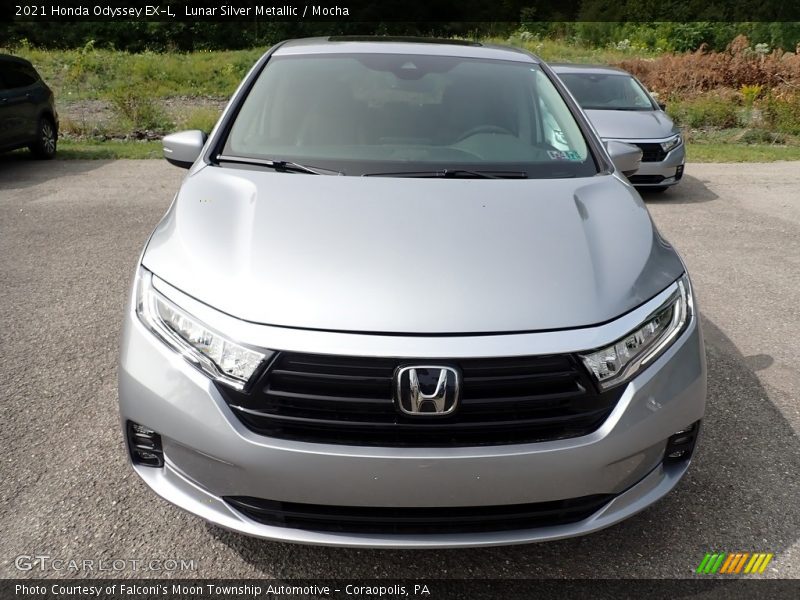 Lunar Silver Metallic / Mocha 2021 Honda Odyssey EX-L