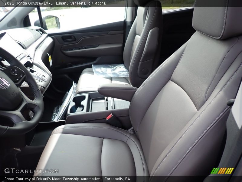Lunar Silver Metallic / Mocha 2021 Honda Odyssey EX-L
