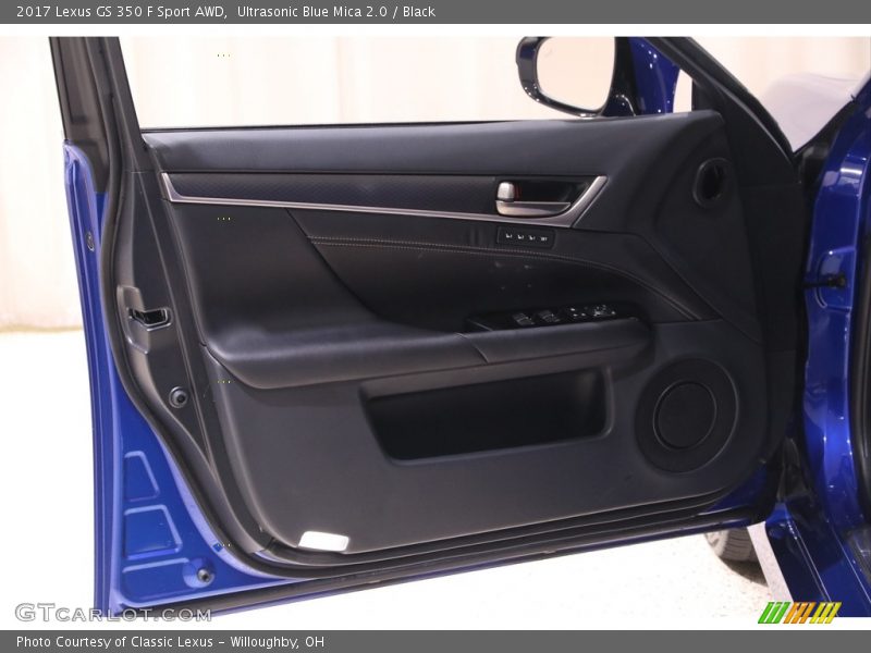 Ultrasonic Blue Mica 2.0 / Black 2017 Lexus GS 350 F Sport AWD