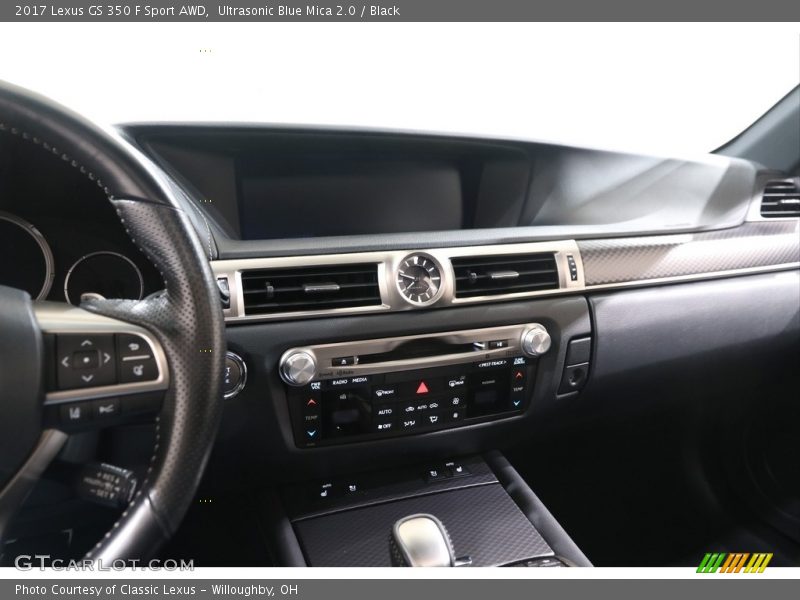 Ultrasonic Blue Mica 2.0 / Black 2017 Lexus GS 350 F Sport AWD