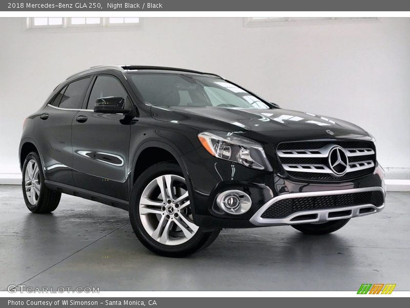 Night Black / Black 2018 Mercedes-Benz GLA 250