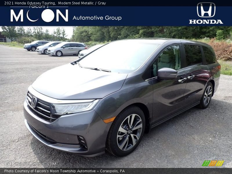 Modern Steel Metallic / Gray 2021 Honda Odyssey Touring