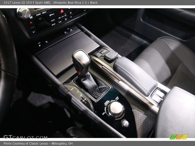 Ultrasonic Blue Mica 2.0 / Black 2017 Lexus GS 350 F Sport AWD