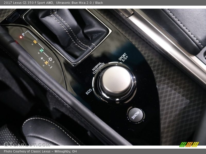 Ultrasonic Blue Mica 2.0 / Black 2017 Lexus GS 350 F Sport AWD