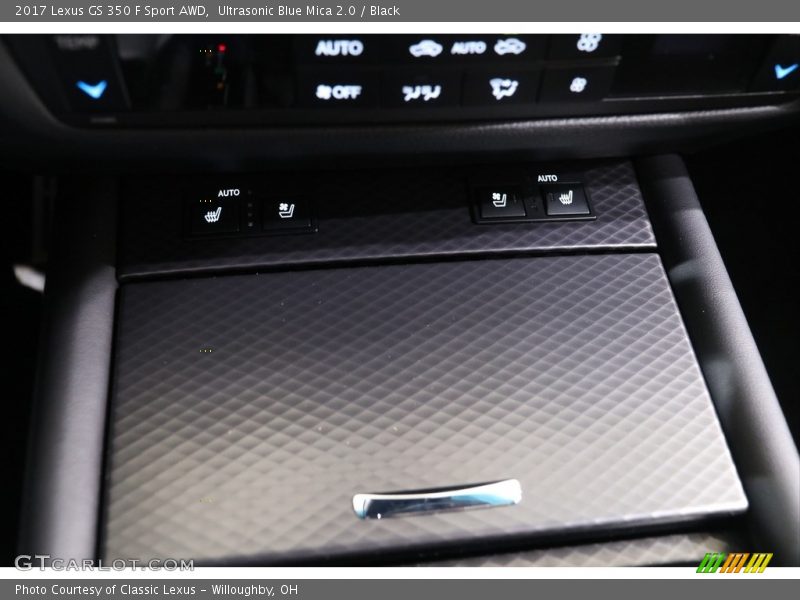 Ultrasonic Blue Mica 2.0 / Black 2017 Lexus GS 350 F Sport AWD