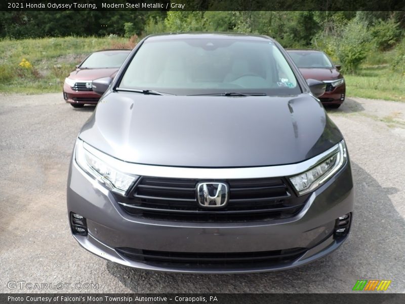 Modern Steel Metallic / Gray 2021 Honda Odyssey Touring