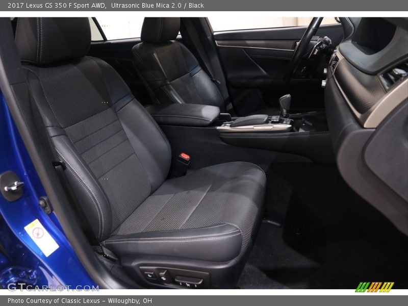 Ultrasonic Blue Mica 2.0 / Black 2017 Lexus GS 350 F Sport AWD