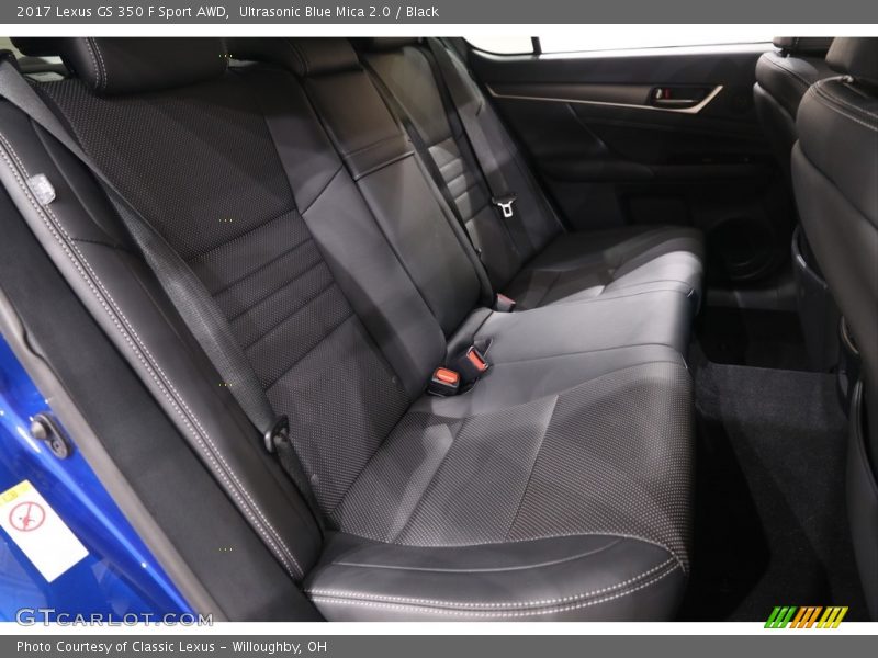Ultrasonic Blue Mica 2.0 / Black 2017 Lexus GS 350 F Sport AWD
