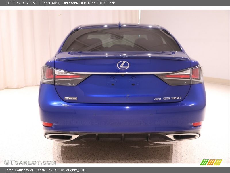 Ultrasonic Blue Mica 2.0 / Black 2017 Lexus GS 350 F Sport AWD