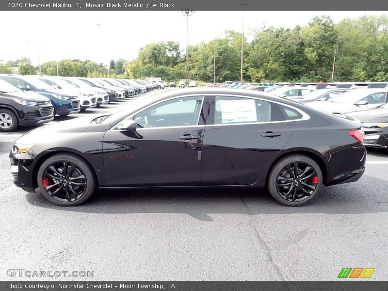 Mosaic Black Metallic / Jet Black 2020 Chevrolet Malibu LT