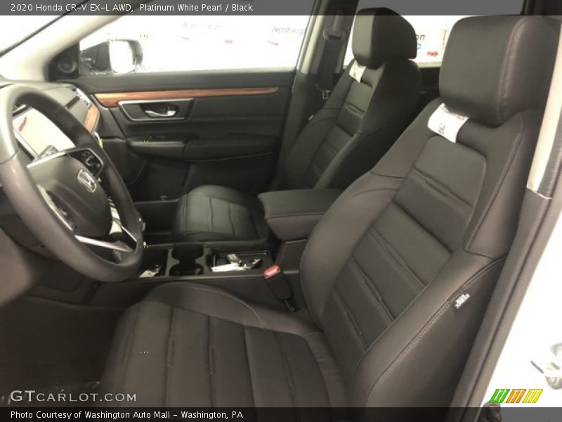 Platinum White Pearl / Black 2020 Honda CR-V EX-L AWD
