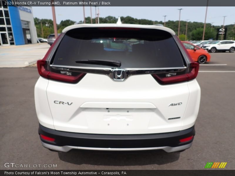 Platinum White Pearl / Black 2020 Honda CR-V Touring AWD