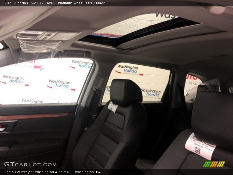 Platinum White Pearl / Black 2020 Honda CR-V EX-L AWD