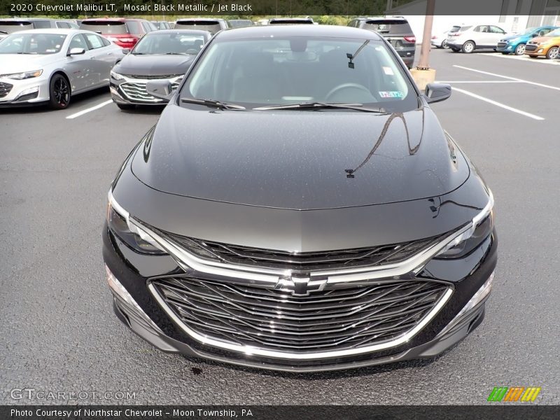 Mosaic Black Metallic / Jet Black 2020 Chevrolet Malibu LT