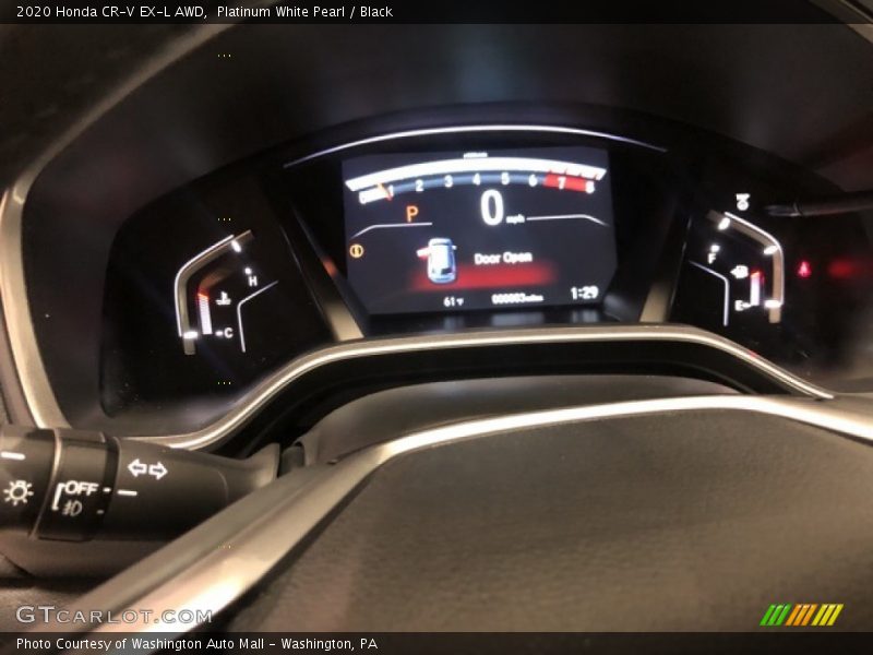 Platinum White Pearl / Black 2020 Honda CR-V EX-L AWD