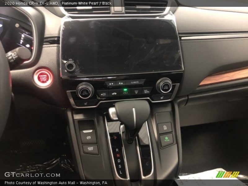 Platinum White Pearl / Black 2020 Honda CR-V EX-L AWD