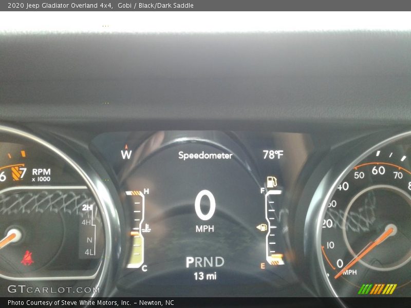 Gobi / Black/Dark Saddle 2020 Jeep Gladiator Overland 4x4