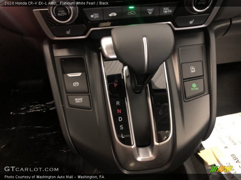 Platinum White Pearl / Black 2020 Honda CR-V EX-L AWD